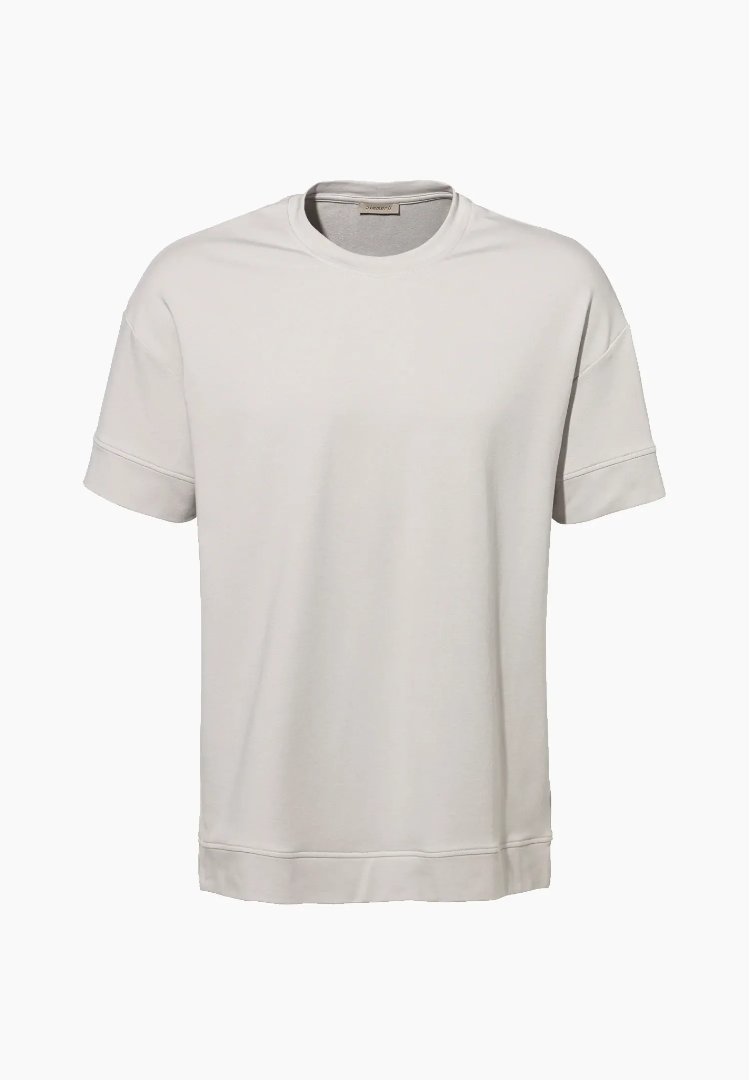 Zimmerli T-Shirts>Summerlounge Shirtkurzarm-Lightgrey