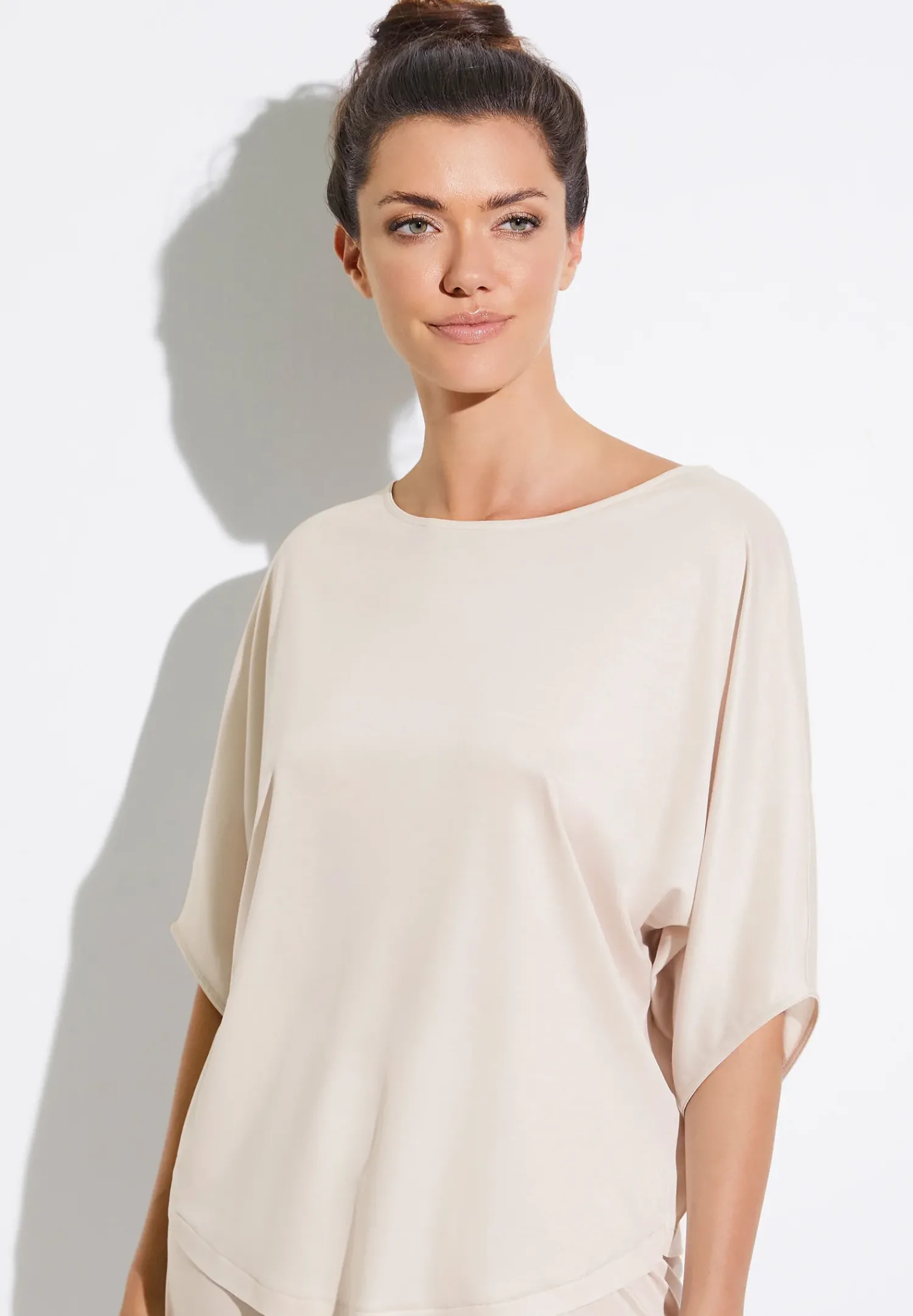 Zimmerli T-Shirts>Sustainableluxury Shirt3/4-Armel-Dove