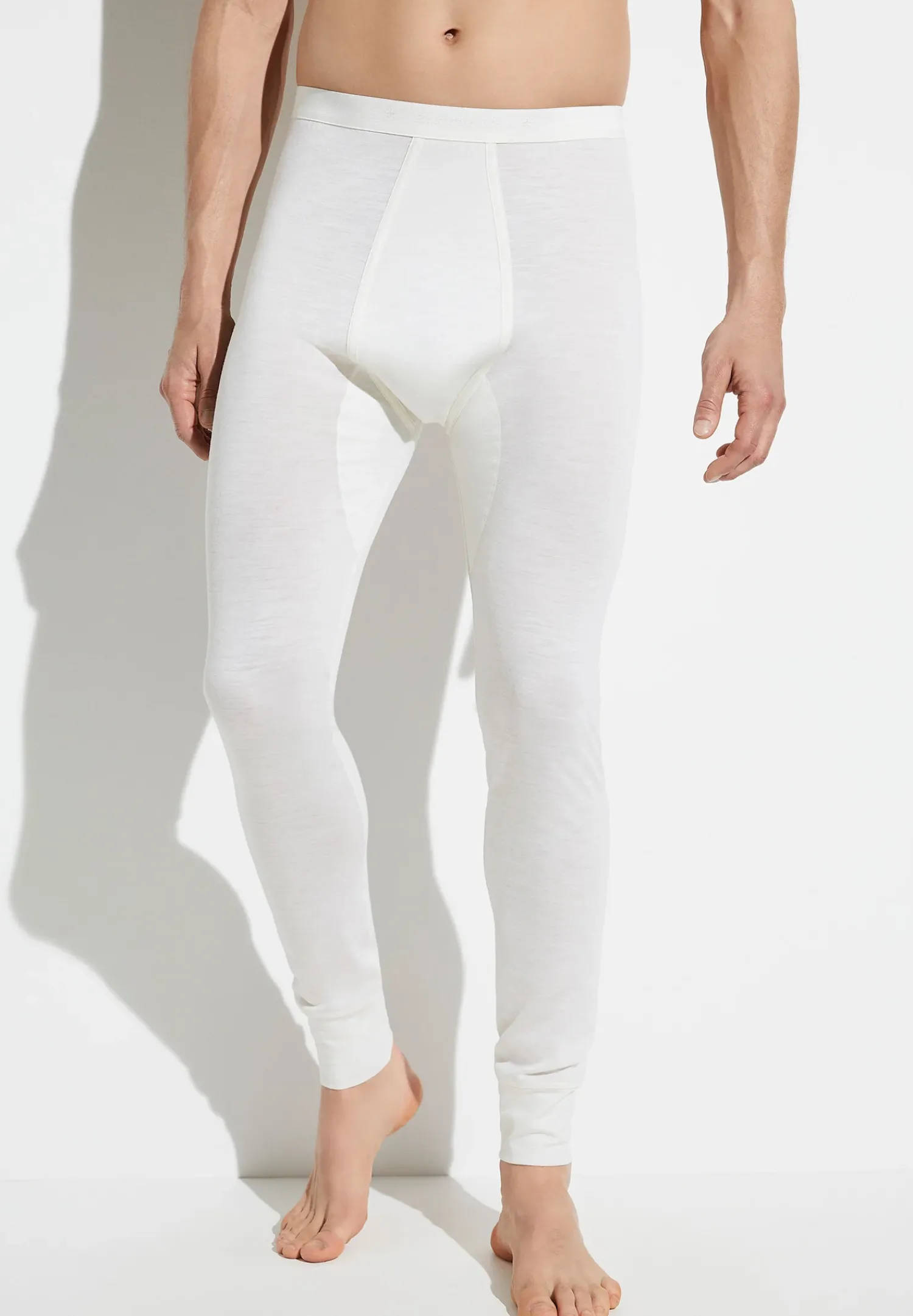 Zimmerli Lange Unterhosen>Wool&Silk Ecru