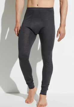 Zimmerli Lange Unterhosen>Wool&Silk Charcoal